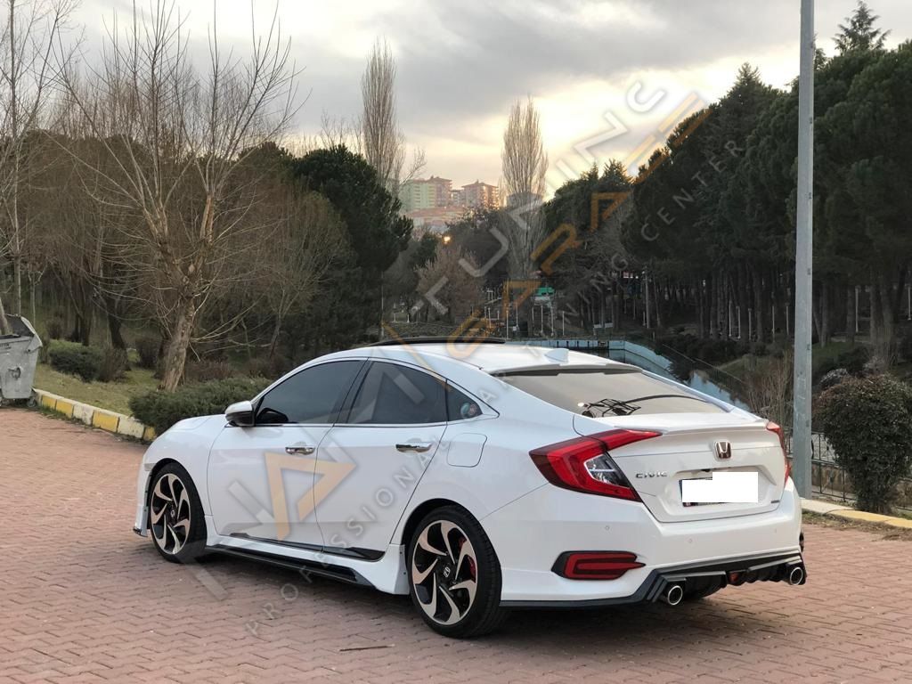 Honda Civic Fc5 Mugen Yan Marşpiyel (Plastik) Boyasız