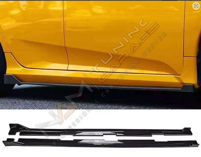 Honda Civic FC5 Gc400 Yan Marşpiyel Alt Lip (Plastik) Piano Black
