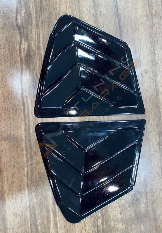 Honda Civic FC5 Kelebek Cam Vizörü (Plastik) Piano Black Vakum Plastik