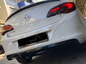 Opel Astra J Sedan Spoyler Vakum Parlak Siyah Spoiler