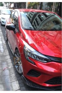 Renault Clio 5 Batman Yarasa Ayna Kapağı Piano Black / 2019 Sonrası