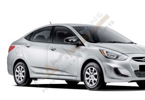 Hyundai Accent Blue Sinyalsiz Batman Yarasa Ayna Kapağı Piano Black / 2011-2018