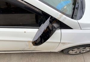 Hyundai Accent Blue Sinyalsiz Batman Yarasa Ayna Kapağı Piano Black / 2011-2018