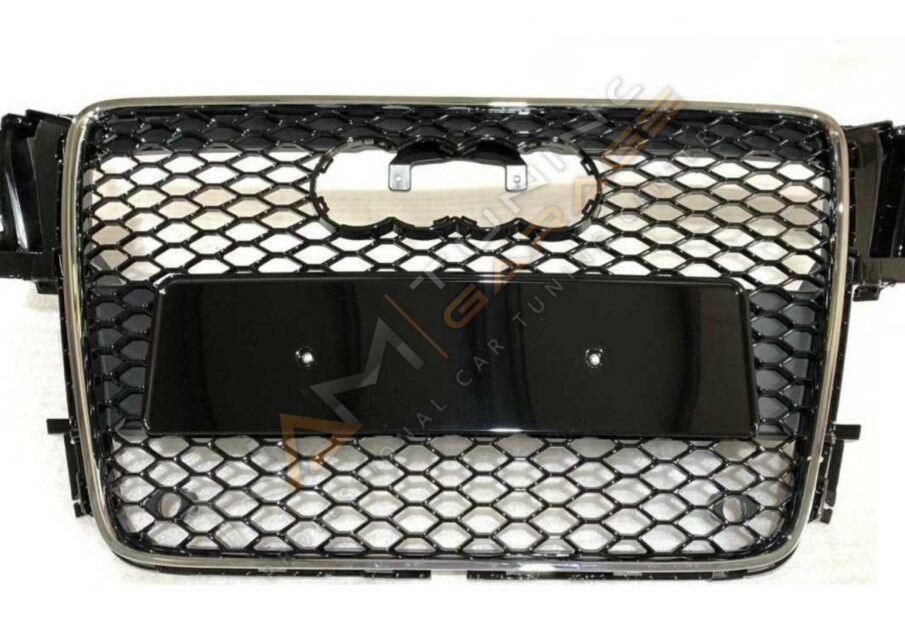 AUDİ A5 2008-2012 IÇIN UYUMLU PANJUR RS5 SIYAH KROM CERCEVE