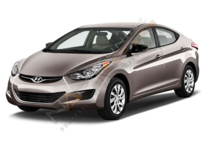 Hyundai Elantra Sinyalsiz Batman Yarasa Ayna Kapağı Piano Black / 2011-2015