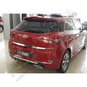 Hyundai i20 Egzoz Görünüm Difüzör (Plastik) Piano Black 2014-2018