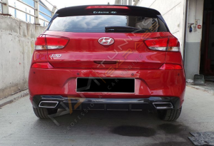Hyundai i30 Difüzör (Plastik) Piano Black 2017+