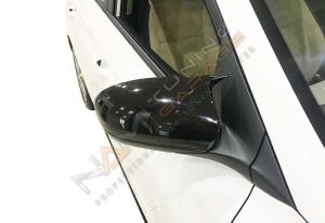 Hyundai i20 Batman Sinyalsiz Yarasa Ayna Kapağı Piano Black / 2014-2020