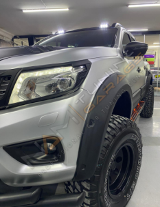 Nissan Navara Dodik Seti Çamurluk Kaplama 2016-2021 Çift Depo AdBlue Uyumlu