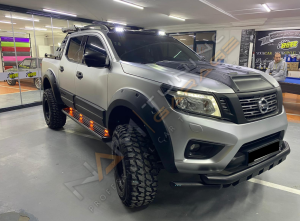 Nissan Navara Dodik Seti Çamurluk Kaplama 2016-2021 Çift Depo AdBlue Uyumlu