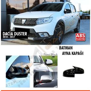 Dacia Duster 1.5 Batman Yarasa Ayna Kapağı Piano Black / 2014-2017