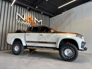 Mercedes X-Class Jumbo Dodik Seti Geniş Çamurluk Kaplama 4 parça Xclass