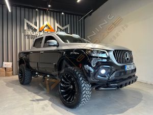 Mercedes X-Class Jumbo Dodik Seti Geniş Çamurluk Kaplama 4 parça Xclass