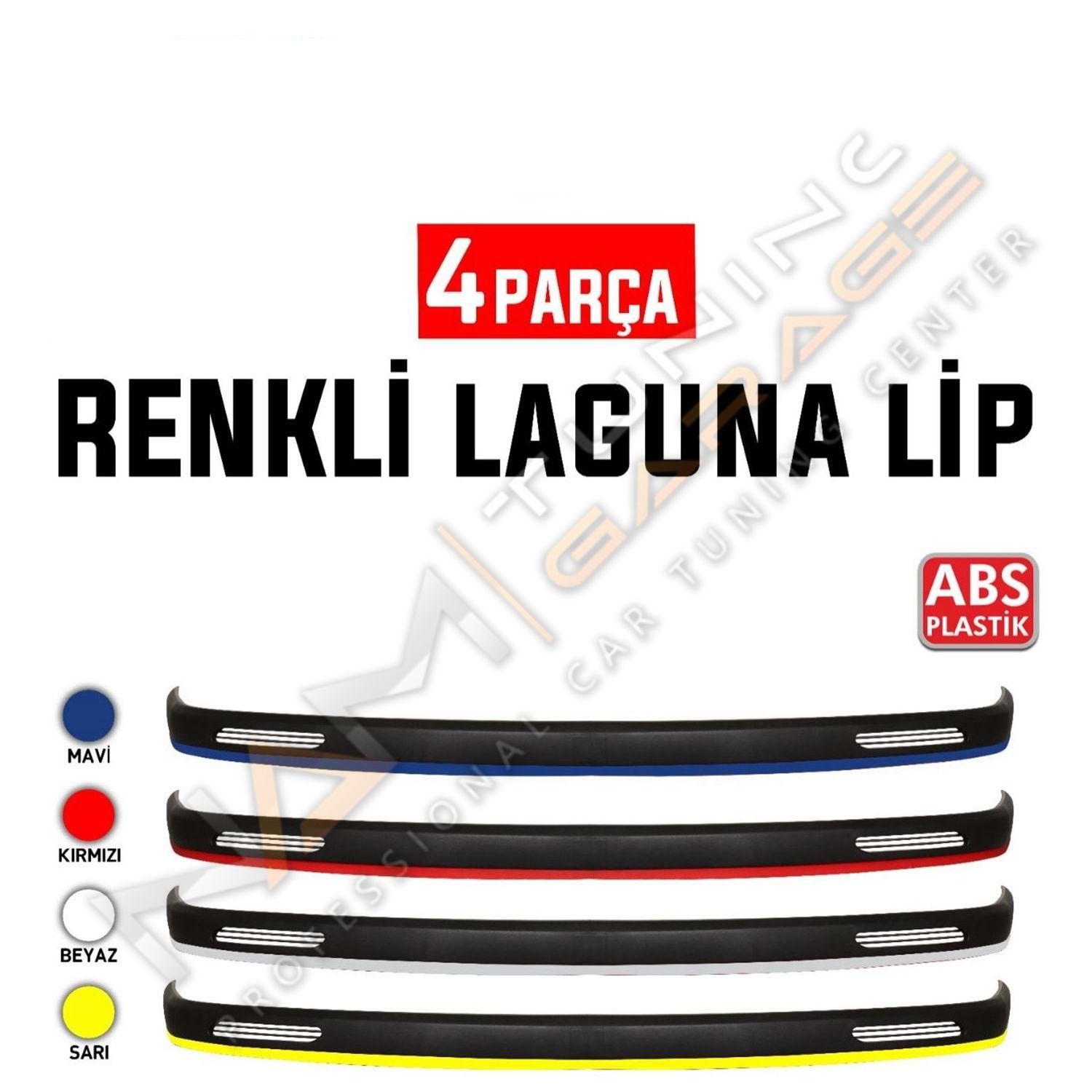 Laguna Ön Lip Universal Esnek Lip Alt Karlık Renk Çeşitli