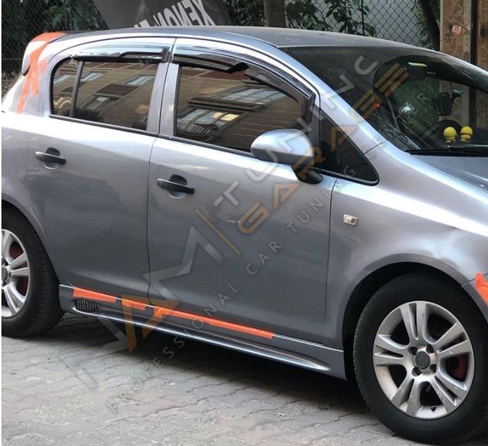 Opel Corsa D Rieger Yan Ek Marşpiyel (Plastik) 2006-2014