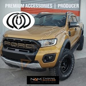 Ford Ranger T8 Dodik Seti İnce Tip Çamurluk Kaplama 2019-2022 6 parça Sensörlü