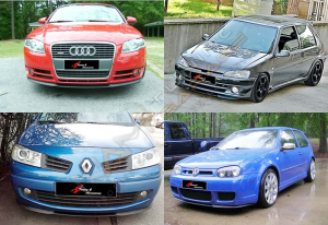 Universal Cupra Ön Lip Mat Siyah ABS