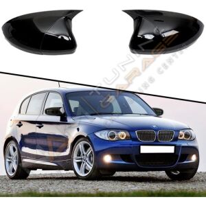 BMW E87 Batman Yarasa Ayna Kapağı Piano Black ABS / 2004-2011