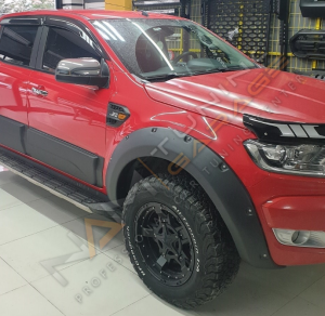 Ford Ranger Dodik Seti Çamurluk Kaplama 4 parça T6-T7-T8 Uyumlu