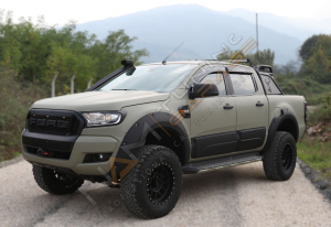 Ford Ranger Dodik Seti Çamurluk Kaplama 4 parça T6-T7-T8 Uyumlu