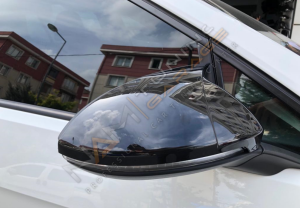 Vw Golf 7 Batman Yarasa Ayna Kapağı Piano Black / 2012-2019