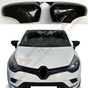 Renault Clio 4 Batman Yarasa Ayna Kapağı Piano Black / 2012-2019