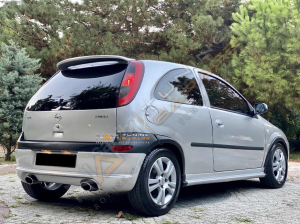 Opel Corsa C Arka Ek Makyajsız Kasa Uyumlu (Plastik)