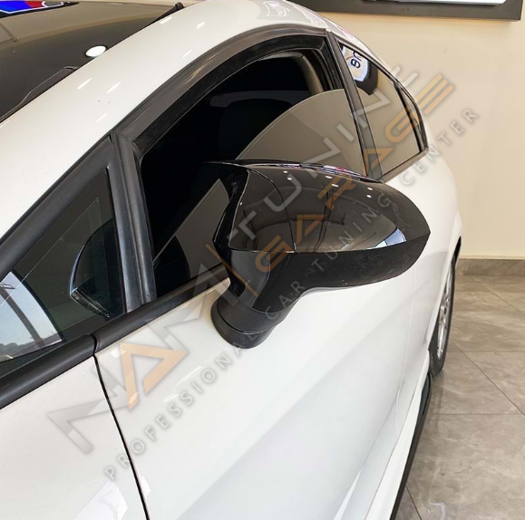 Seat Leon Mk2.5 Batman Yarasa Ayna Kapağı Piano Black / 2009-2012