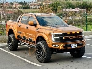 Ford Ranger Yan Kapı Kaplama Seti Geniş Model Kapı Koruma 6 parça
