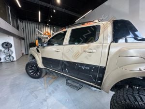 Ford Ranger Yan Kapı Kaplama Seti Geniş Model Kapı Koruma 6 parça