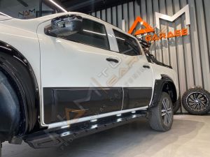 Mercedes X-Class Yan Kapı Kaplama Seti Kapı Koruma 4 parça xclass