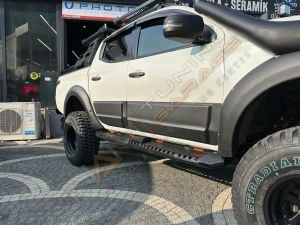 Mitsubishi L200 Yan Kapı Kaplama Seti Kapı Koruma 2015-2018 4 parça