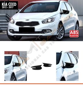 Kia Ceed Batman Yarasa Ayna Kapağı Sinyalli Piano Black / 2012 - 2017