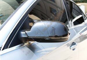 Audi A4 B8 Batman Yarasa Ayna Kapağı Piano Black / 2009-2014