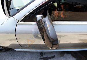 Audi A4 B8 Batman Yarasa Ayna Kapağı Piano Black / 2009-2014