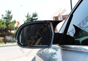 Audi A4 B8 Batman Yarasa Ayna Kapağı Piano Black / 2009-2014