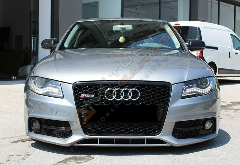 Audi A4 B8 Batman Yarasa Ayna Kapağı Piano Black / 2009-2014
