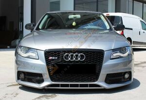 Audi A4 B8 Batman Yarasa Ayna Kapağı Piano Black / 2009-2014