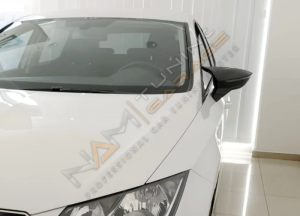 Seat Leon Mk3 Batman Yarasa Ayna Kapağı Piano Black / 2012-2020