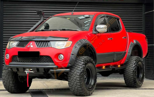 Mitsubishi L200 Yan Kapı Kaplama Seti Kapı Koruma 2007-2014 4 parça