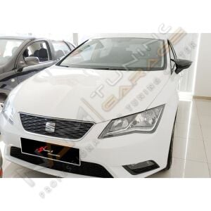 Seat Leon Mk3 Batman Yarasa Ayna Kapağı Piano Black / 2012-2020