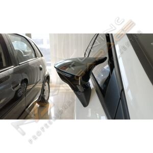Seat Leon Mk3 Batman Yarasa Ayna Kapağı Piano Black / 2012-2020