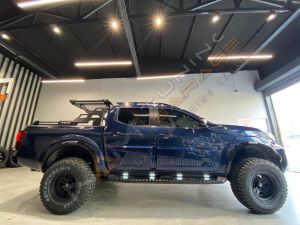 Nissan Navara Geniş Yan Kapı Kaplama Seti Kapı Koruma 2015-2021 4 parça