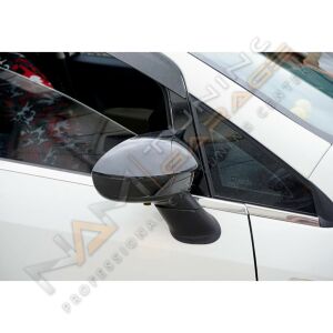 Fiat Punto Batman Yarasa Ayna Kapağı Piano Black / 2012-2018