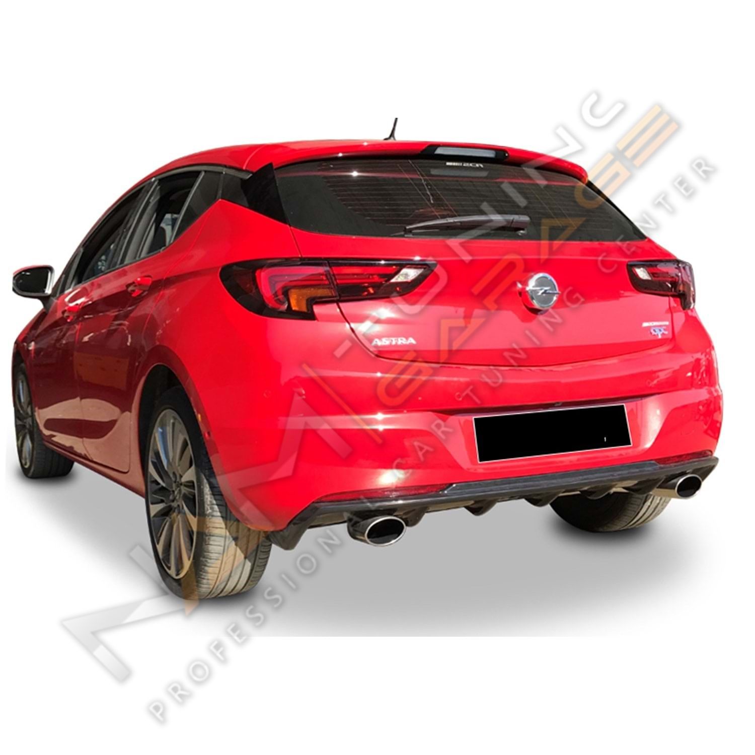 Opel Astra K Rieger Difüzör 2015-2021 Çıkışsız Piano Black
