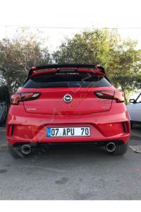 Opel Astra K Rieger Difüzör 2015-2021 Çıkışsız Piano Black