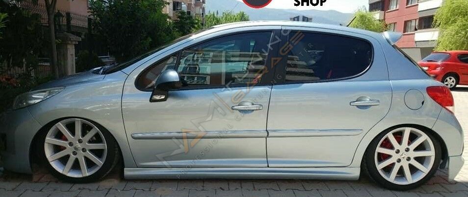 Peugeot 207 Yan Ek Marşpiyel (Plastik)