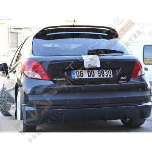 Peugeot 207 Arka Ek (Plastik) Piano Black