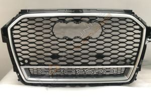 AUDİ A1 2016+ IÇIN UYUMLU RS1 PANJUR SIYAH KROM ÇERÇEVE