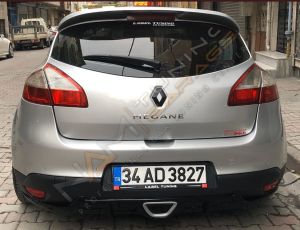 Renault Megane 3 RS Egzoz Görünümlü Difüzör 4 Kapı 2008-2016
